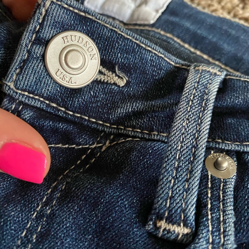 Pair of cute fitted Hudson jeans